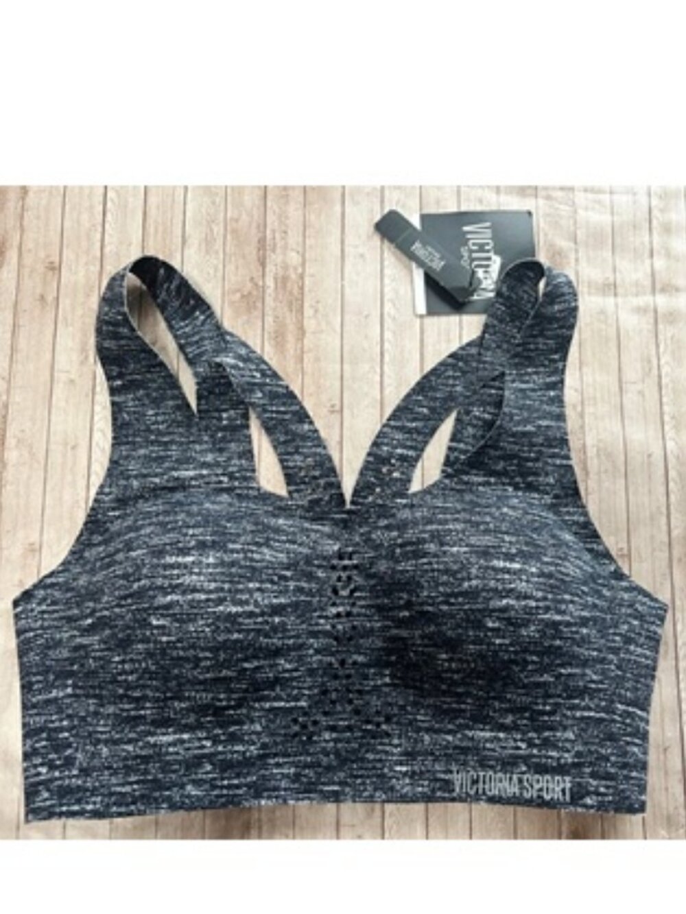 Nwt Victorias Secret Maximum Support Angel Max Sports Bra Gray Black Marl 32B